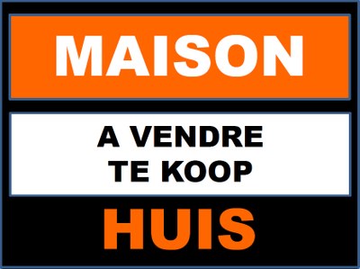 Affiche à vendre