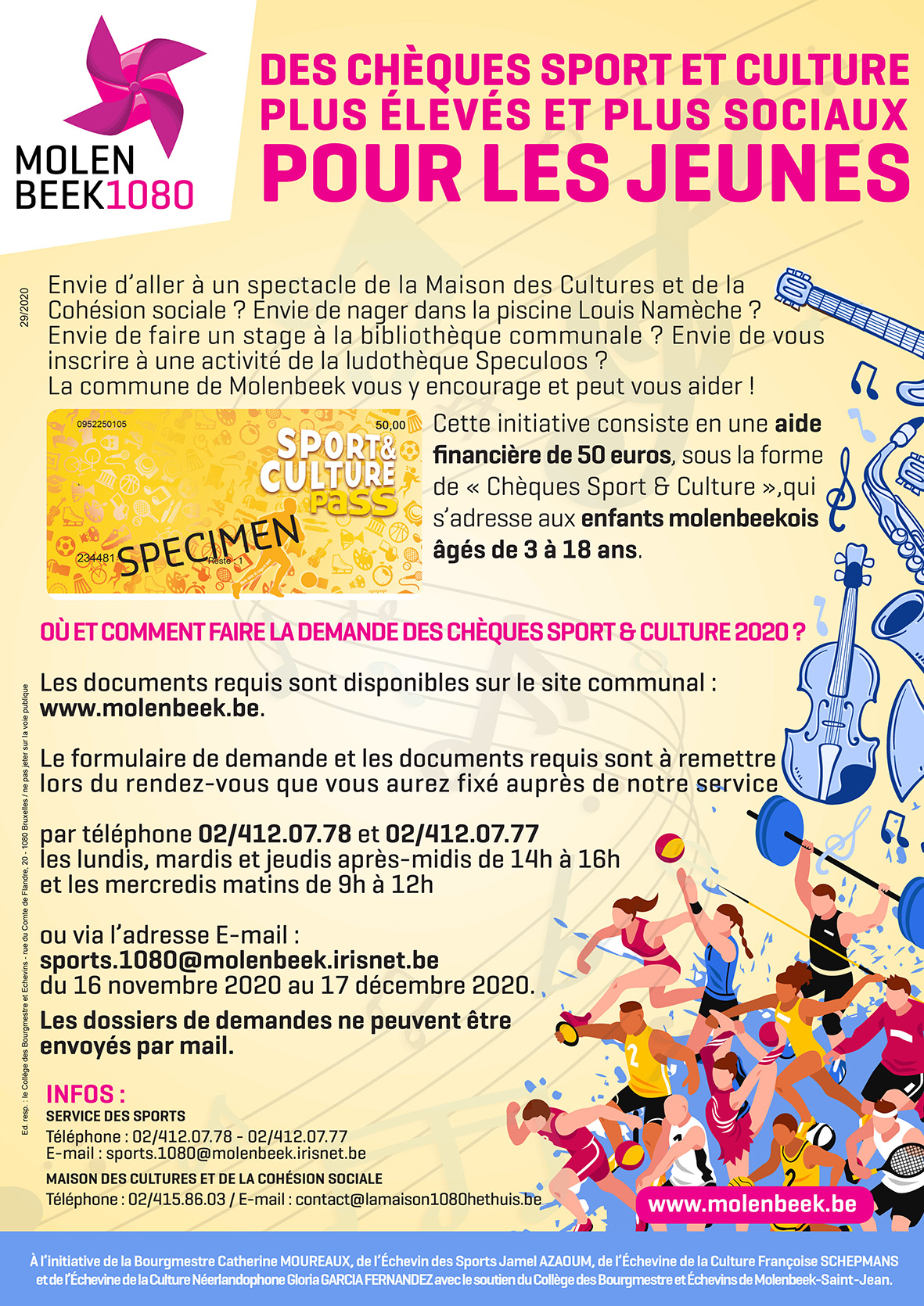 CHEQUES SPORT CULTURE v