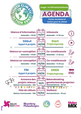 calendrier du projet