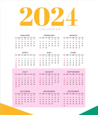 Calendrier 2024