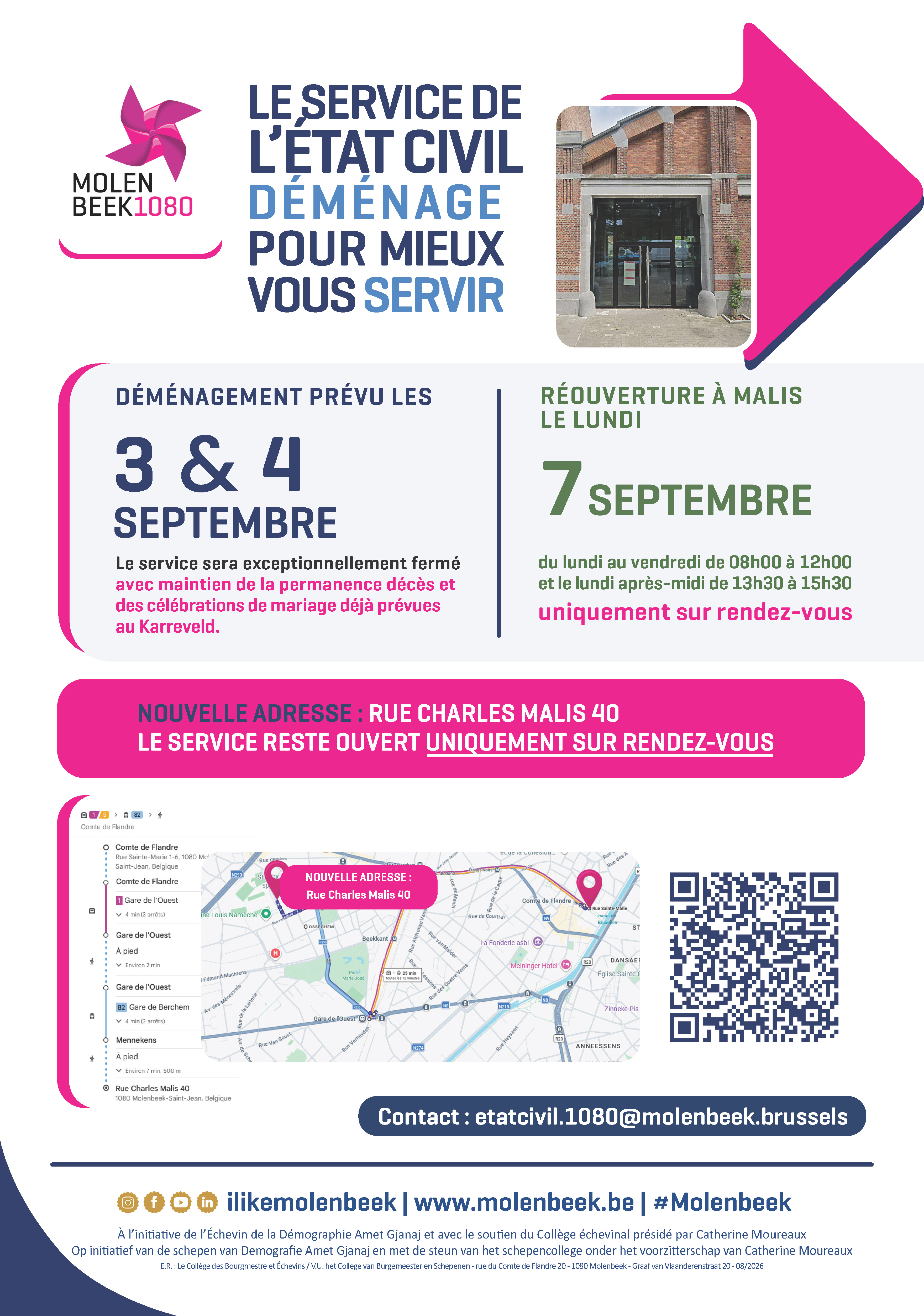 Affiche A2 Déménagement du service de l'Etat Civil FR.jpg