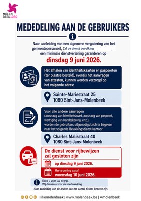 Avis à la population NL