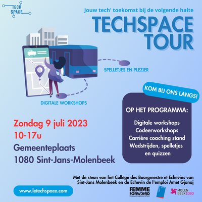 TECHSPACE TOUR   Molenbeek   Post Social Media NL