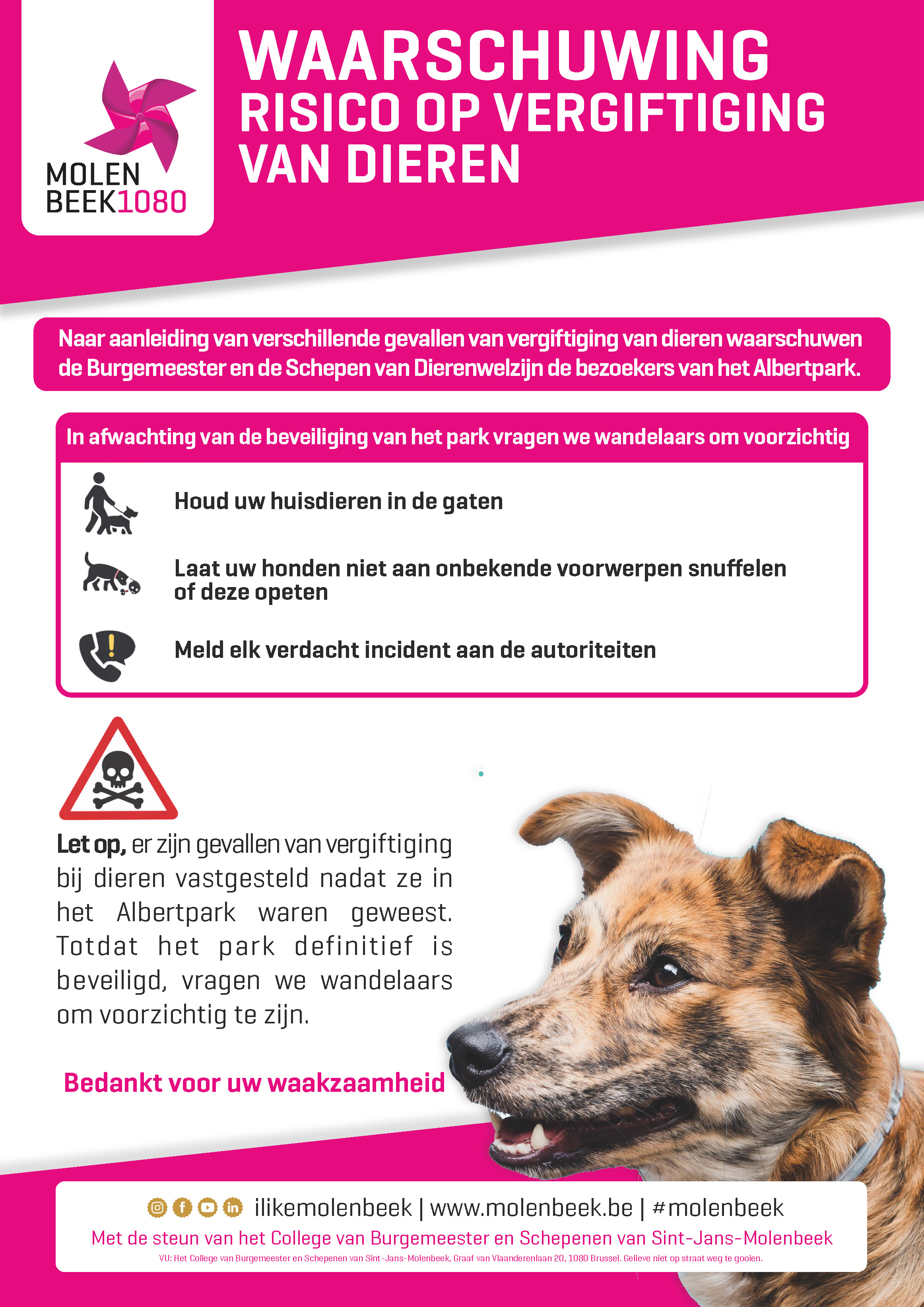 ATTENTION RISQUE EMPOISONNEMENT DES ANIMAUX NL