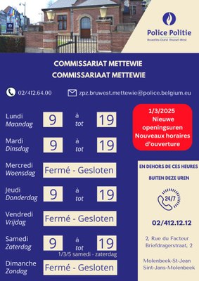 Commissariat   Mettewie